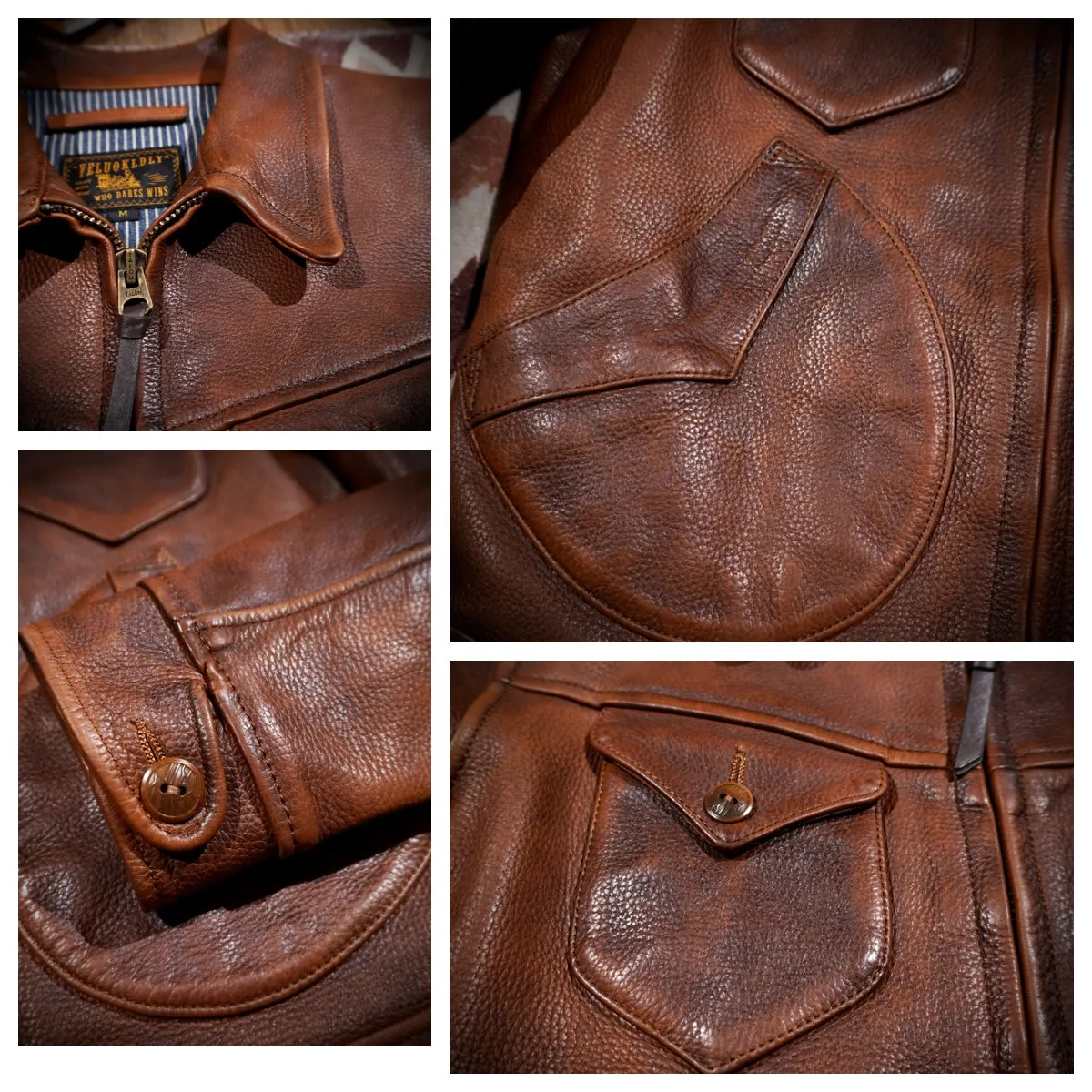 1930s MENDOZA Western Leather Jacket