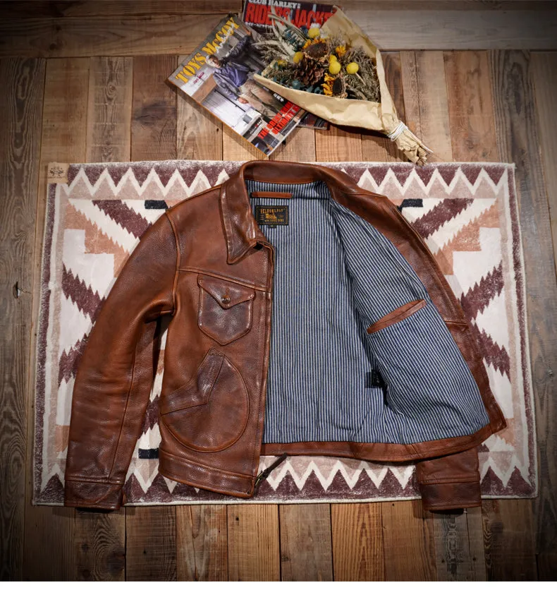 1930s MENDOZA Western Leather Jacket