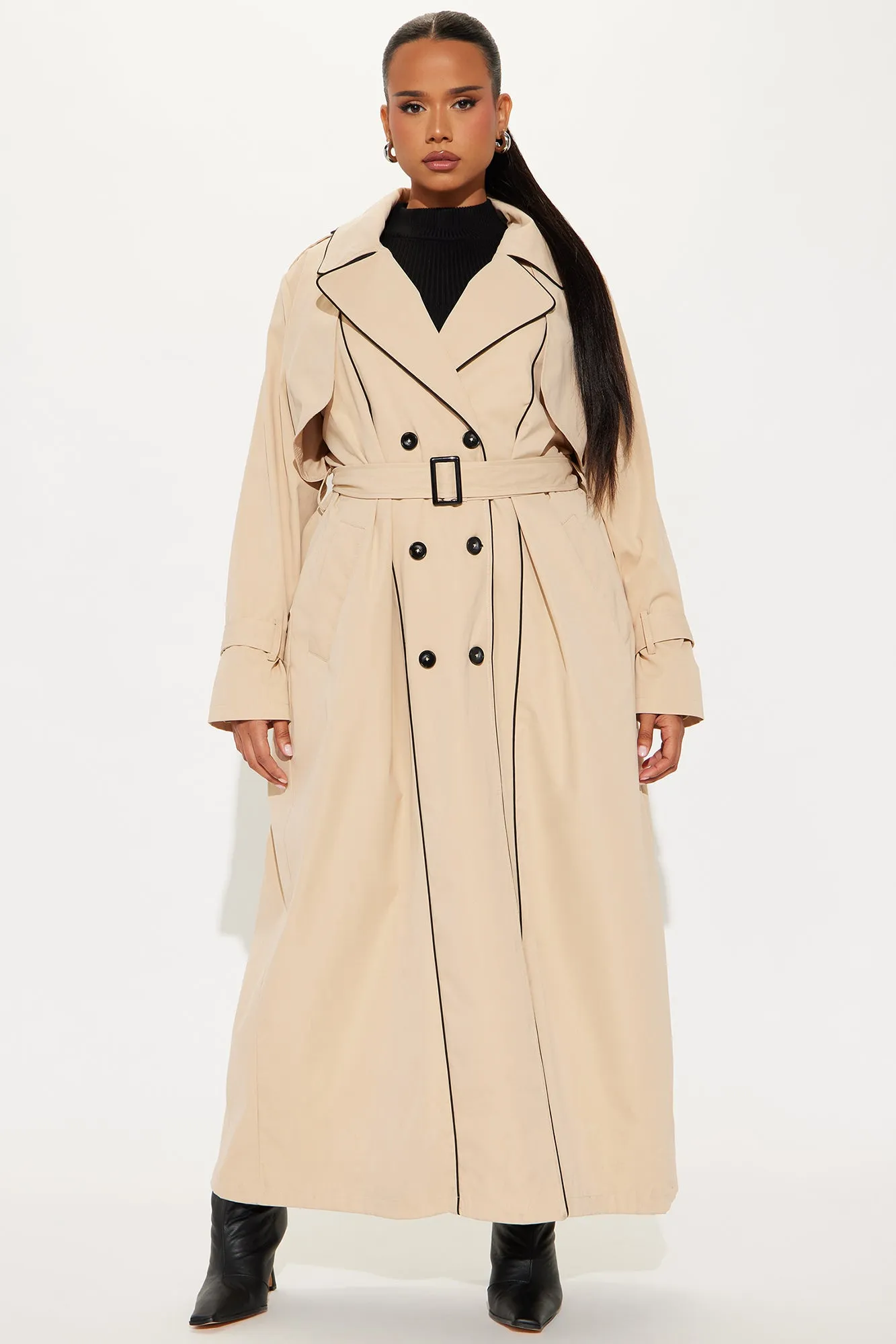 Always Classic Belted Trench - Khaki