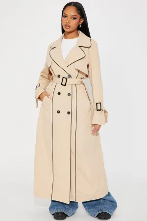 Always Classic Belted Trench - Khaki