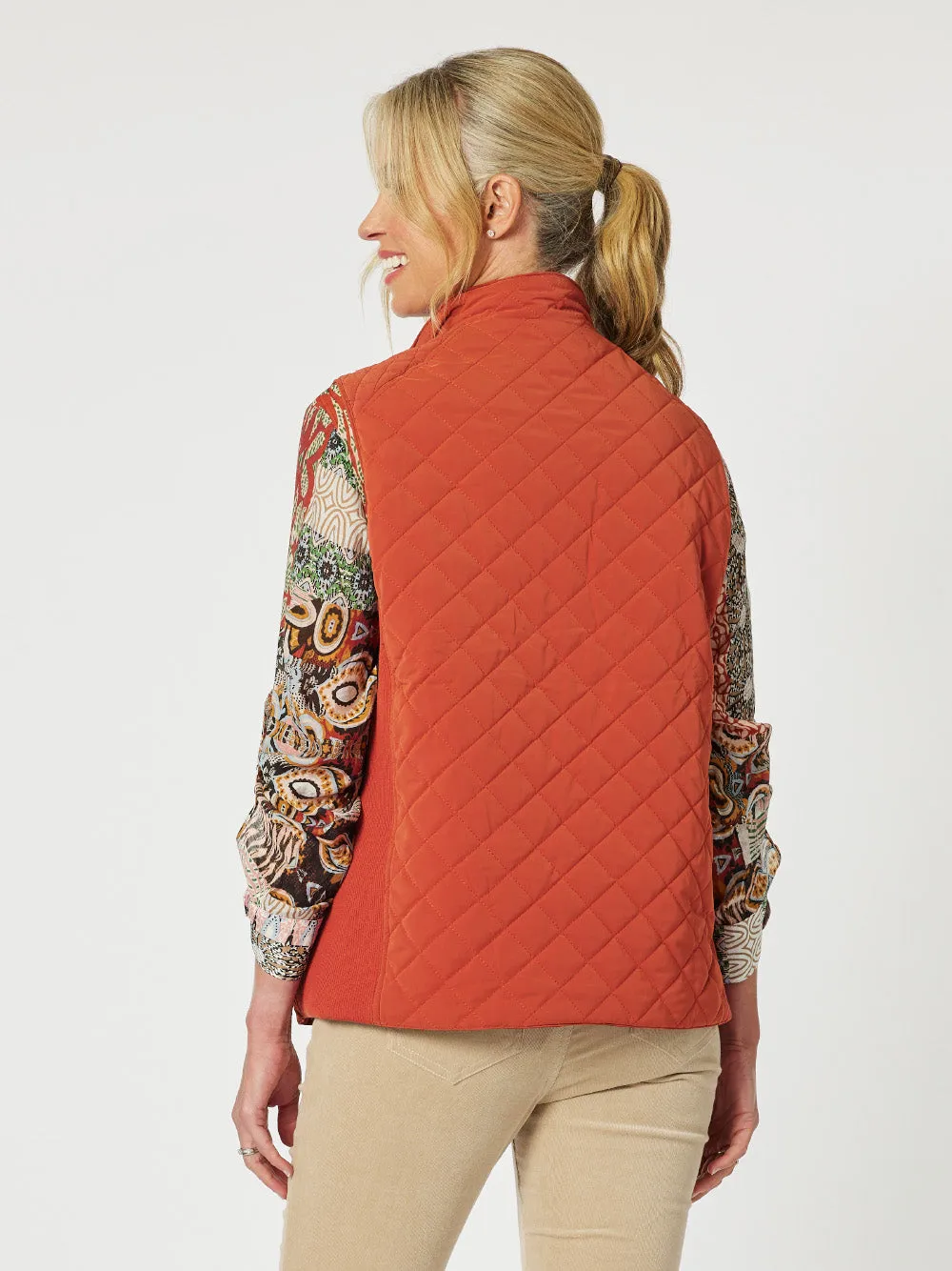 Brighton Puffer Vest - Maple