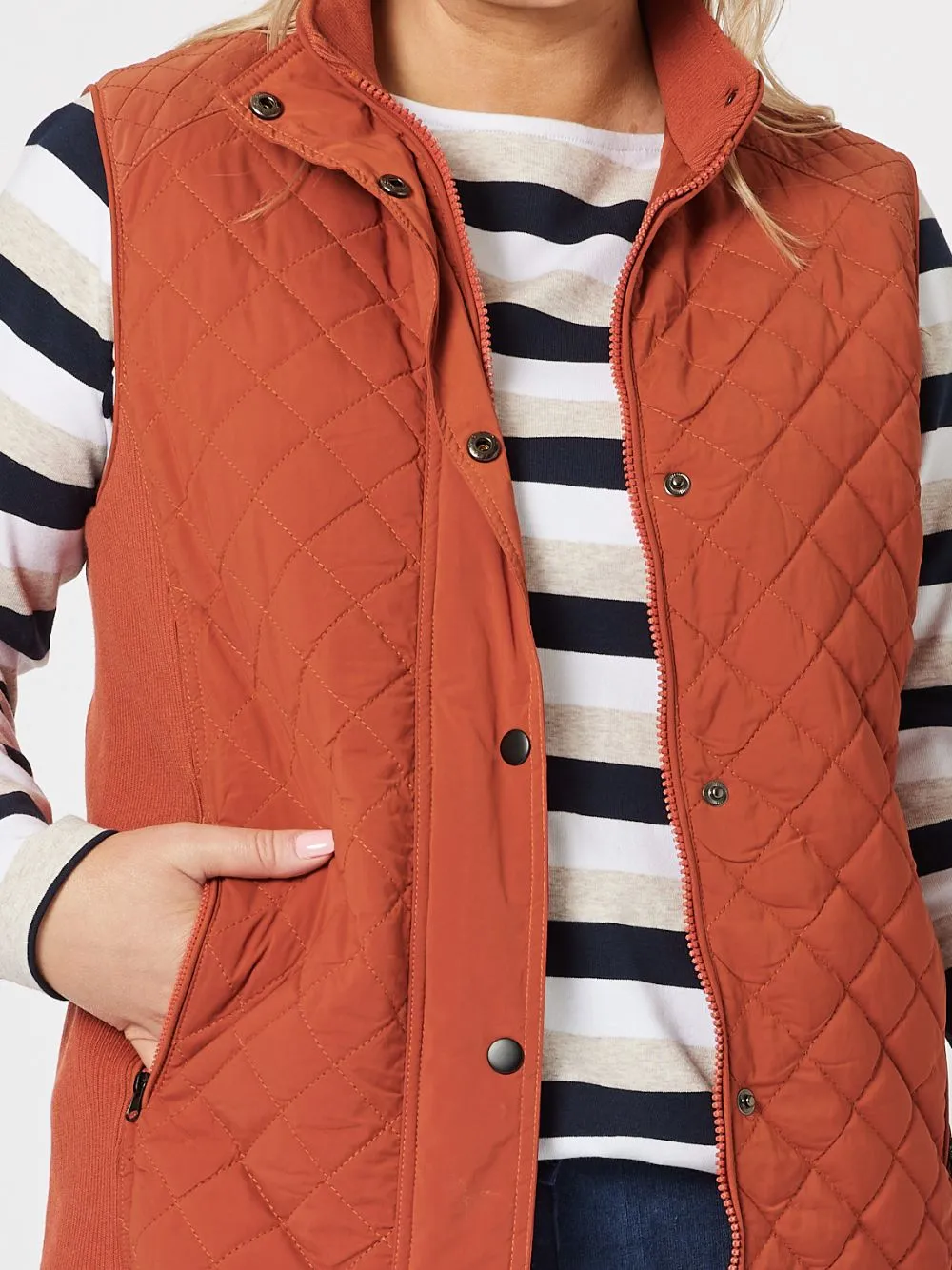 Brighton Puffer Vest - Maple