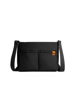 Carbon Black Retreat Crossbody Bag