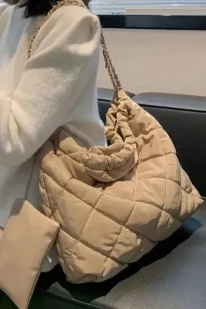 Chrissy Puffer Quilted HoBo Bag