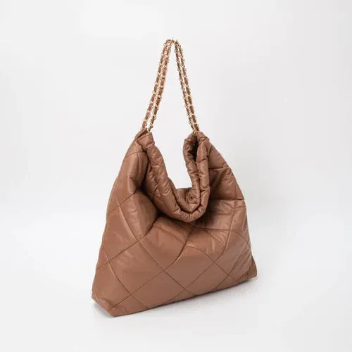 Chrissy Puffer Quilted HoBo Bag