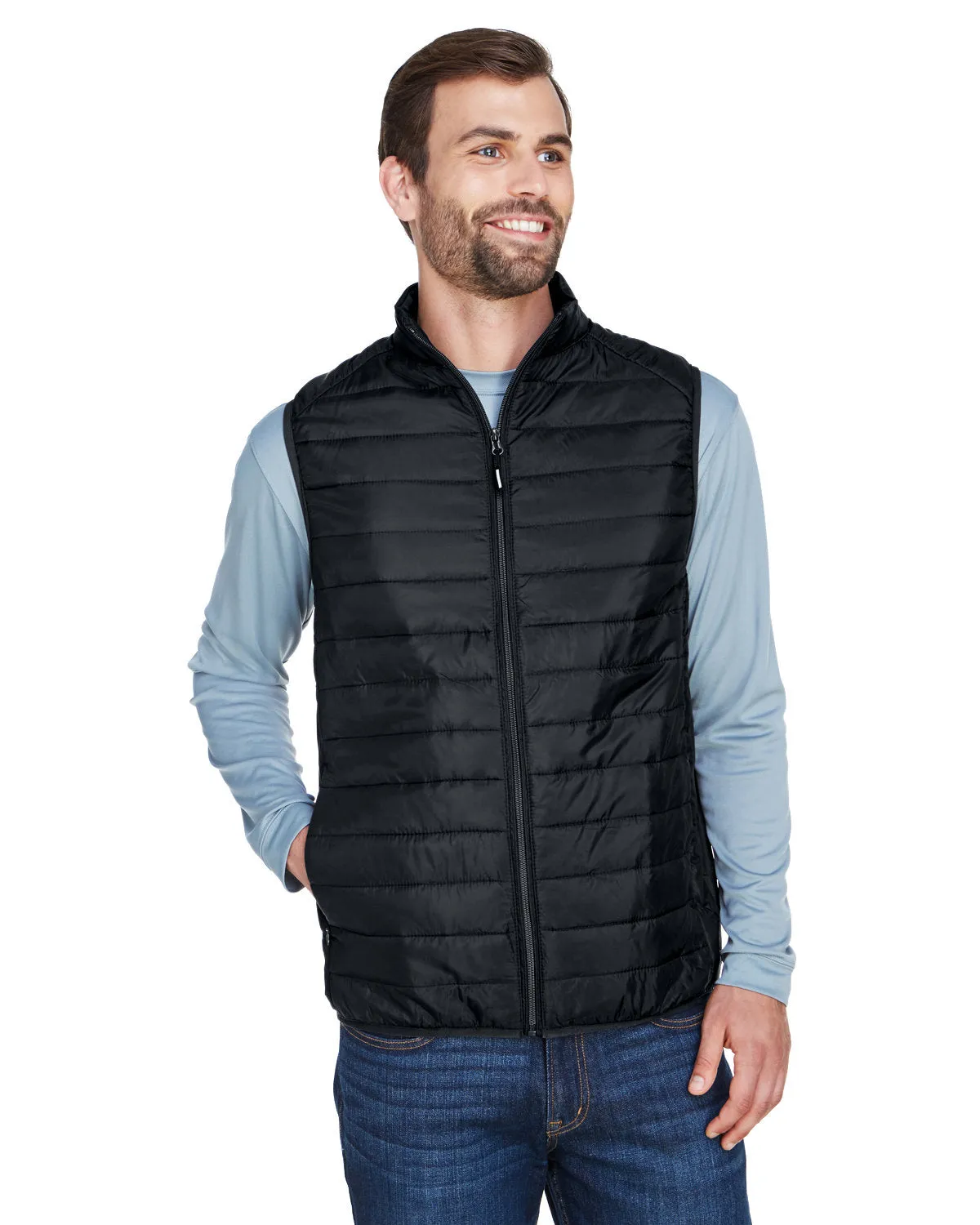 CORE365 Men's Prevail Packable Puffer Vest