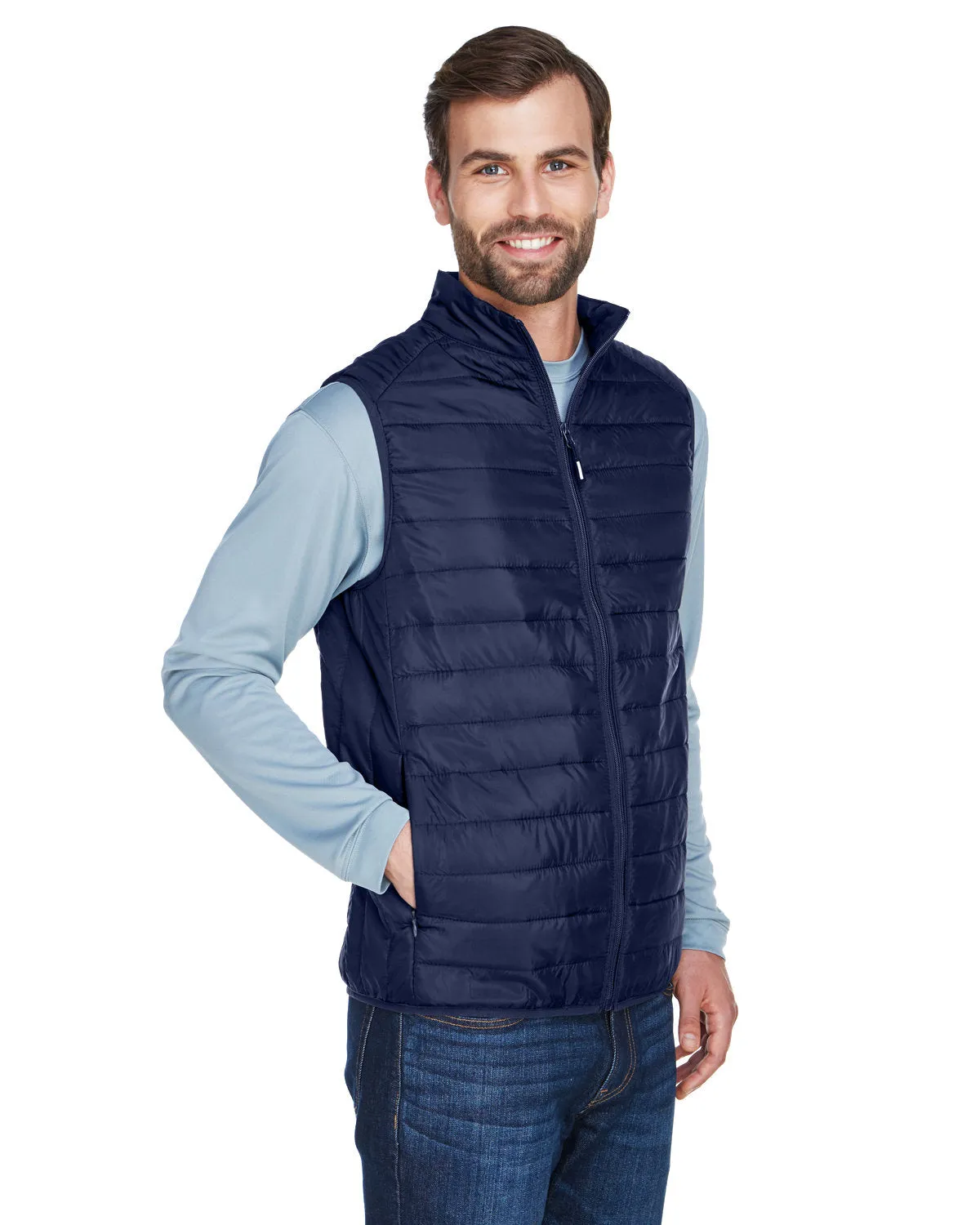 CORE365 Men's Prevail Packable Puffer Vest