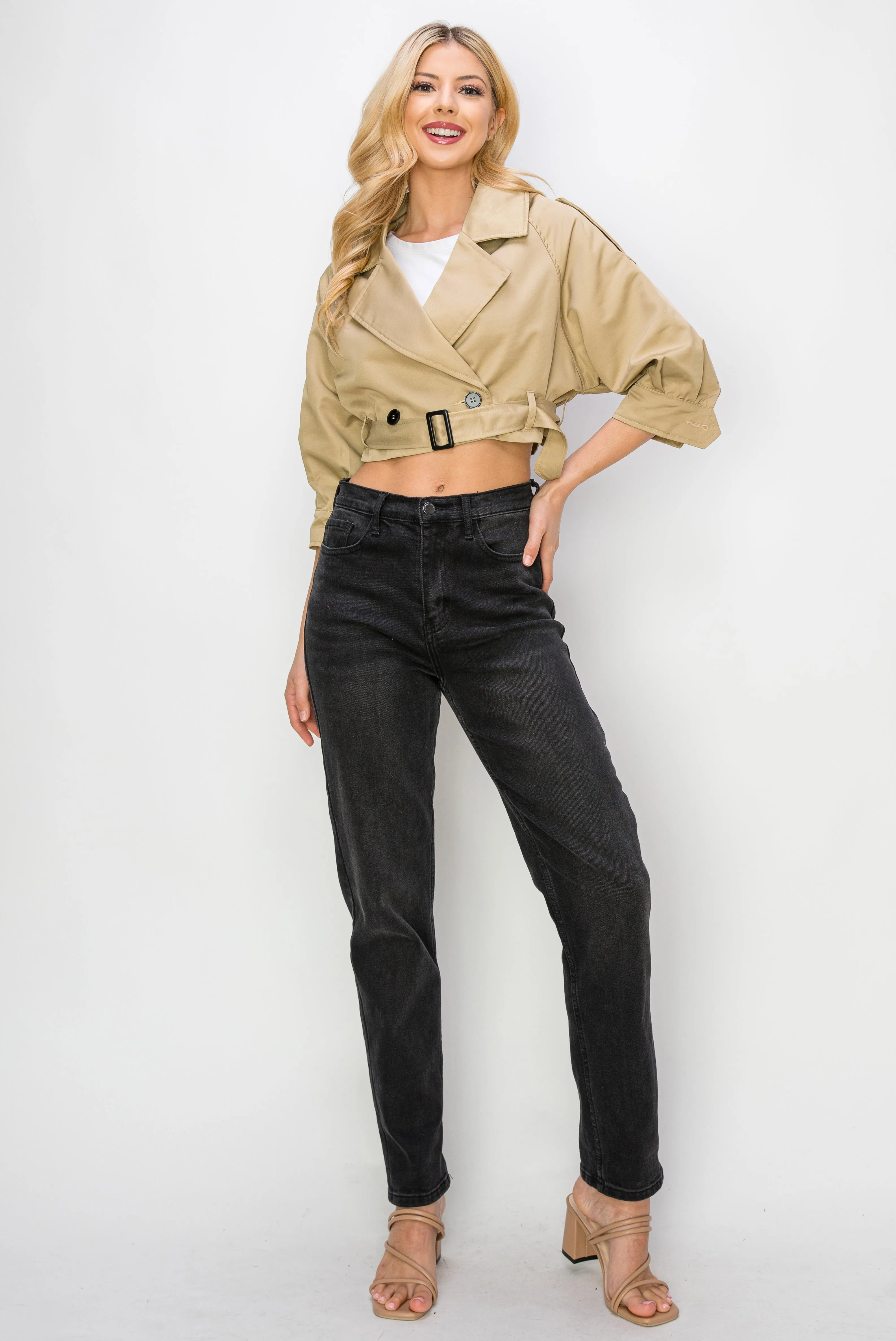 Cropped Trench Jacket - FINAL SALE