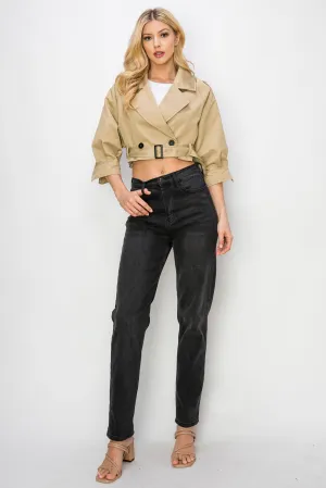 Cropped Trench Jacket - FINAL SALE