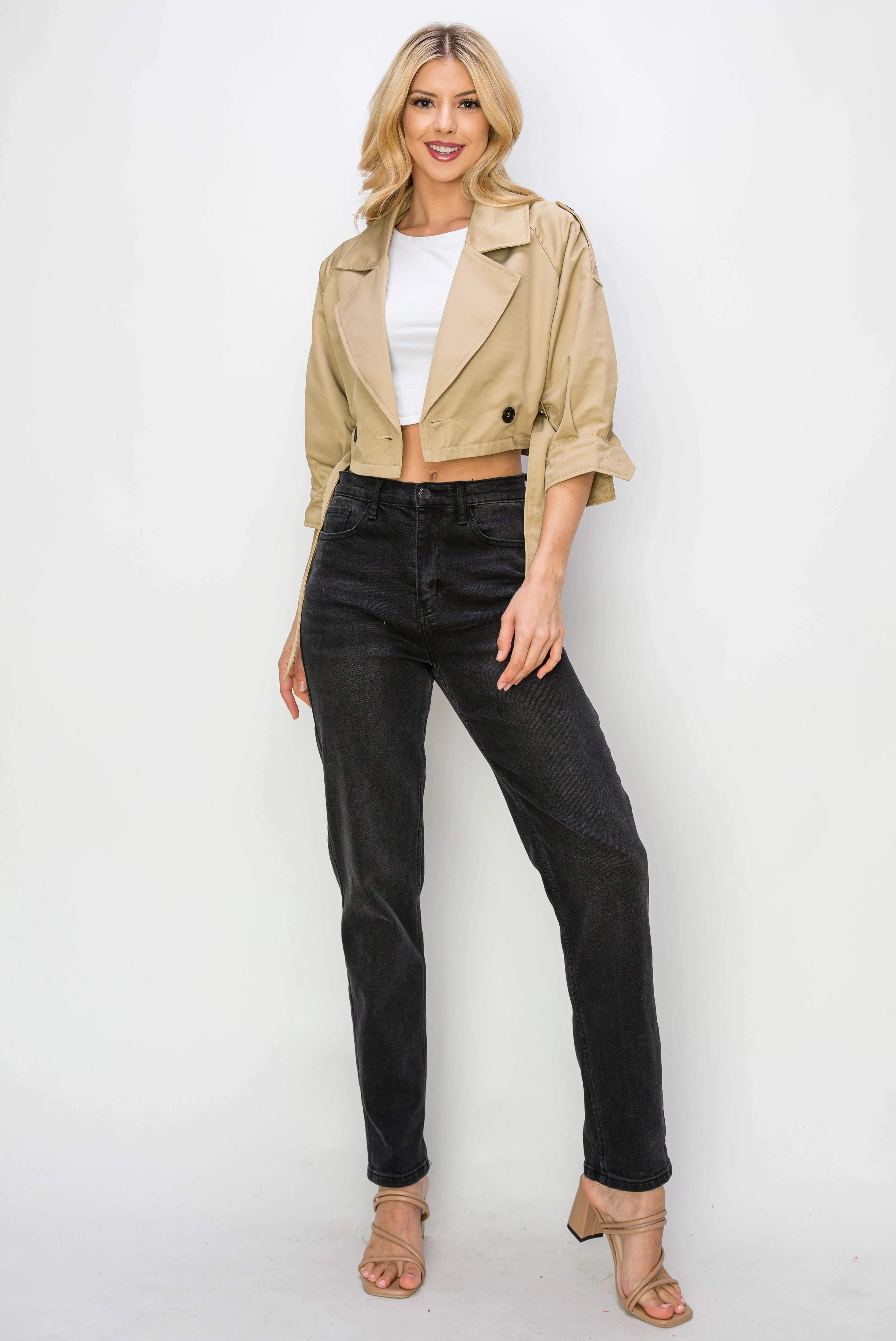 Cropped Trench Jacket - FINAL SALE