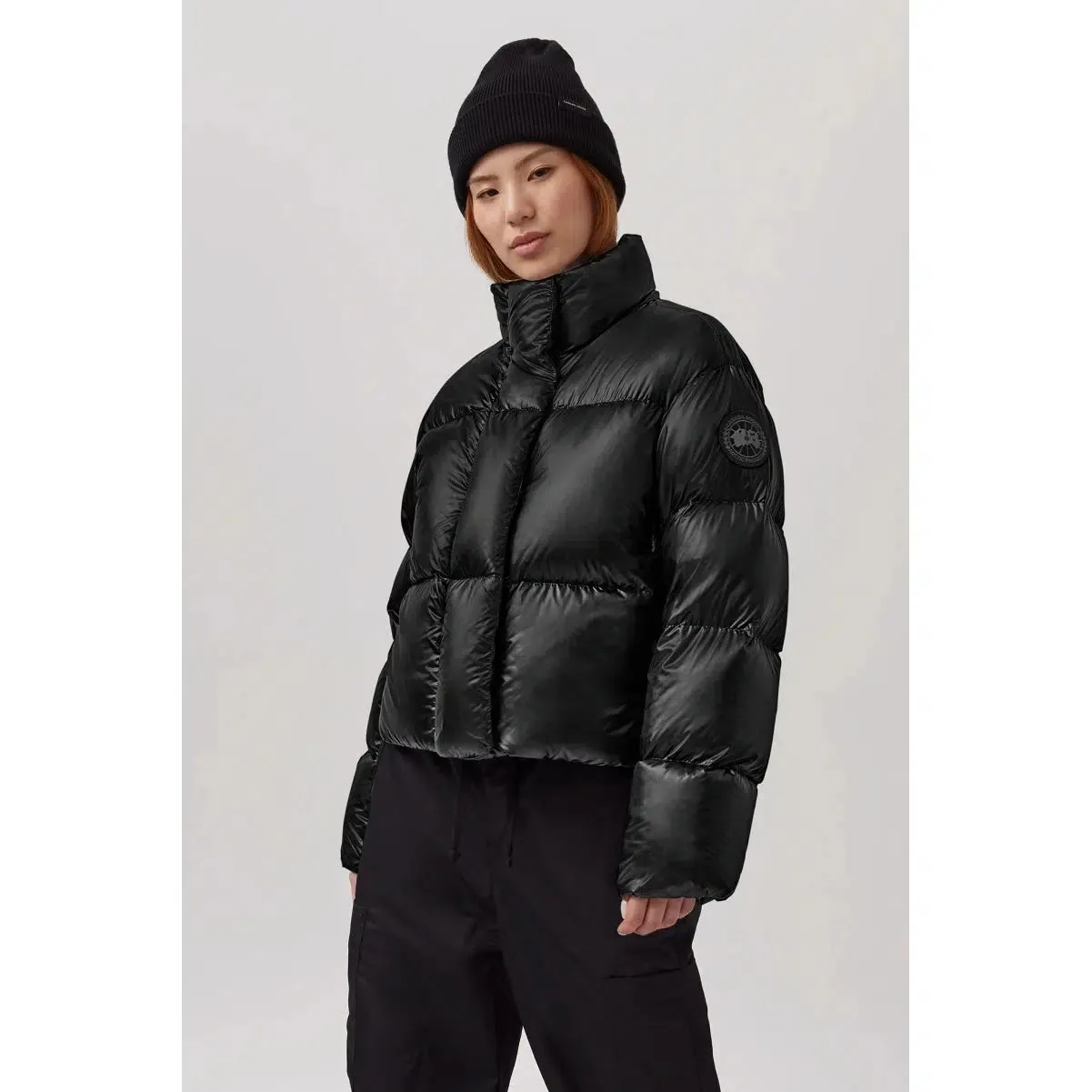 CYPRESS CROPPED PUFFER BLACK DISC