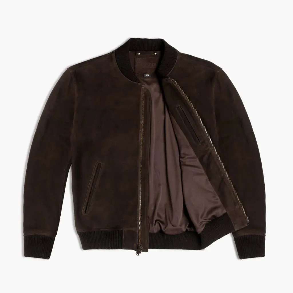 Dark Brown Suede Jacket