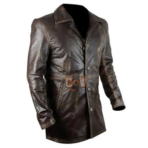 Dean Winchester Distressed Supernatural Leather Jacket