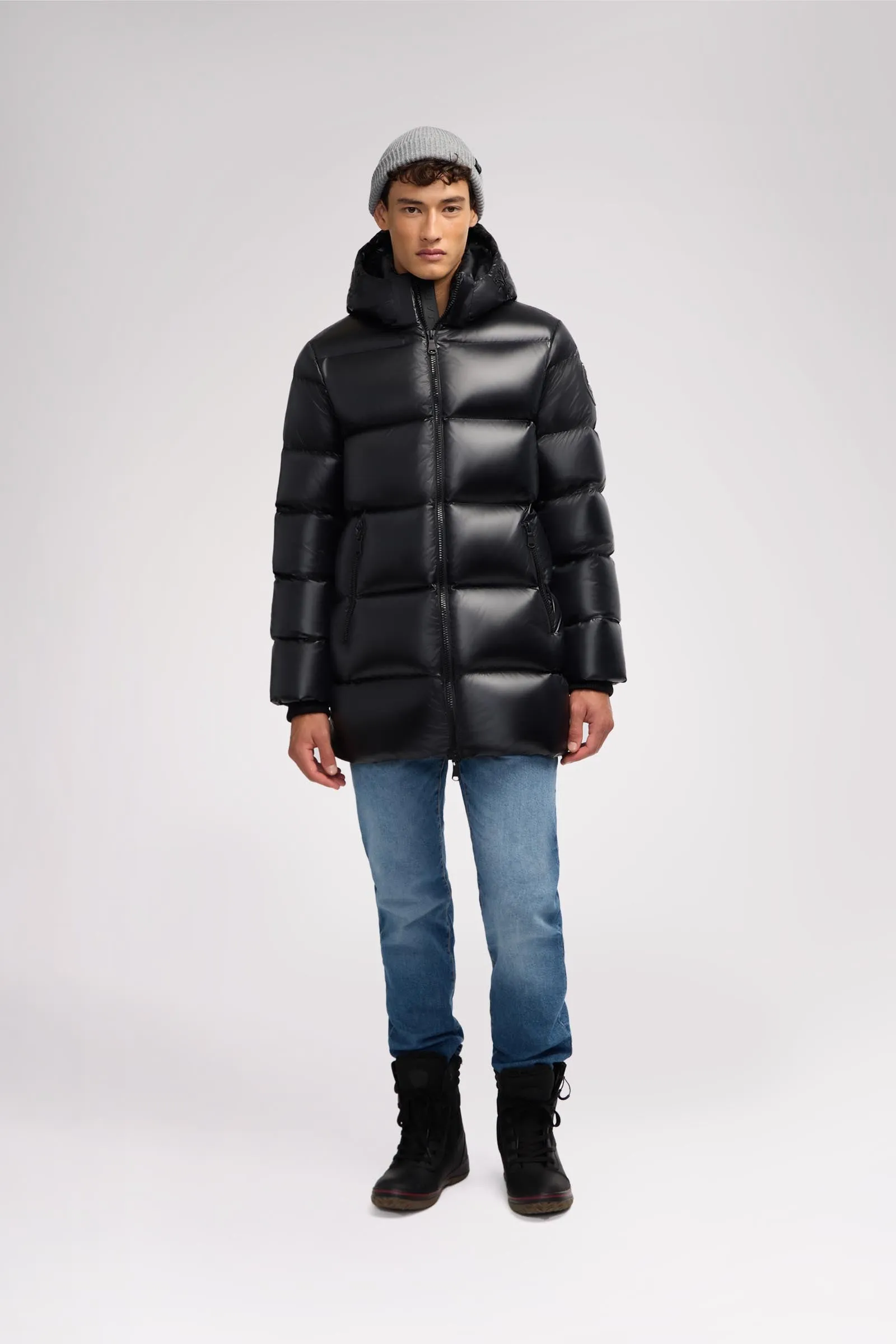 Dechen Men's Long Puffer w/detachable hood