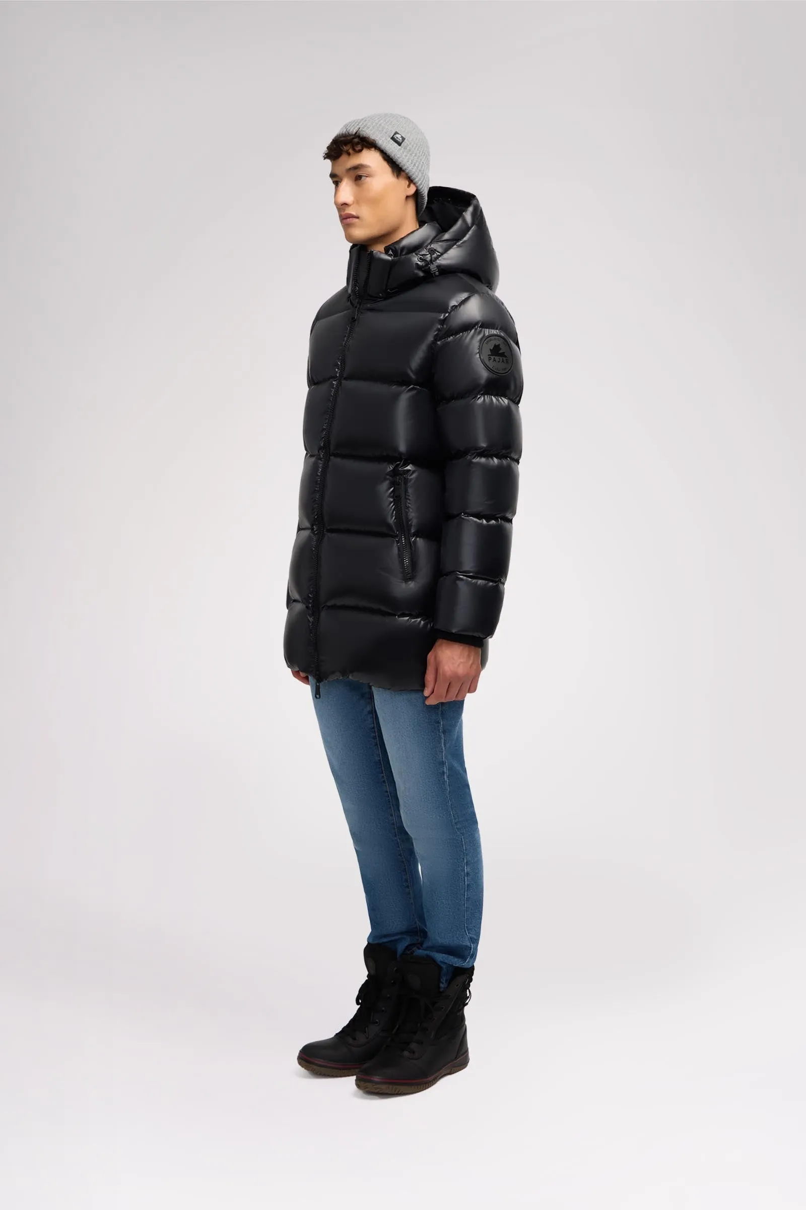 Dechen Men's Long Puffer w/detachable hood