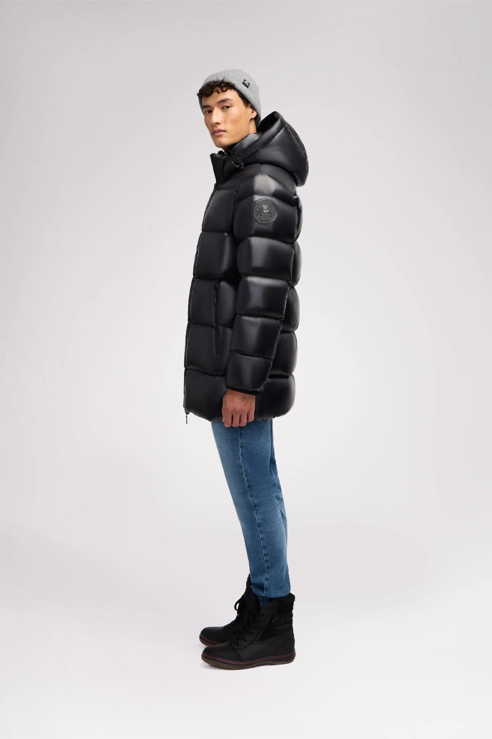 Dechen Men's Long Puffer w/detachable hood