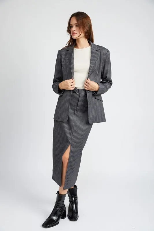 Emory Park PIN STRIPED BLAZER JACKET