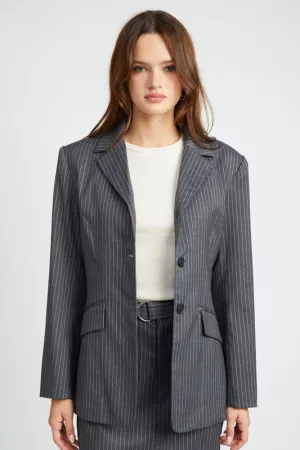 Emory Park PIN STRIPED BLAZER JACKET