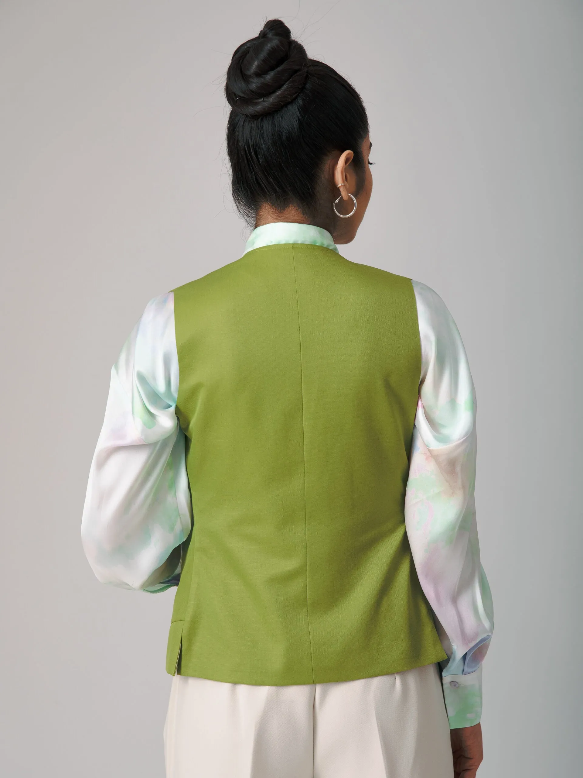 Everyday Classic Basic Green Waistcoat