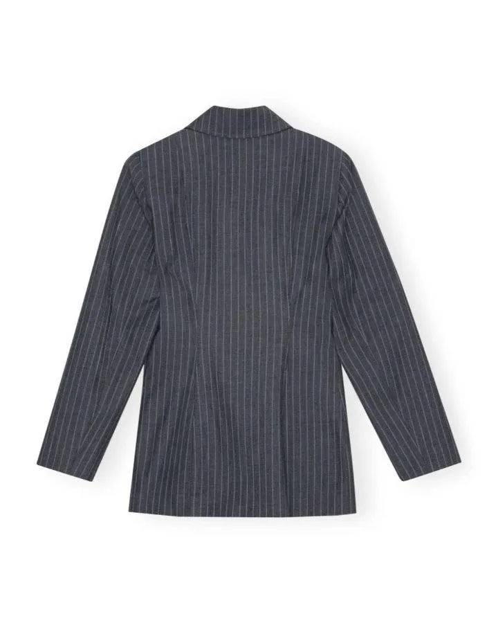 Ganni Pinstripe Blazer