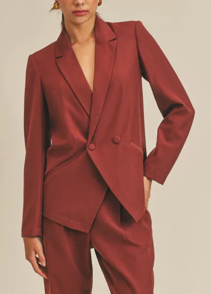 Garnet Double Breasted Blazer