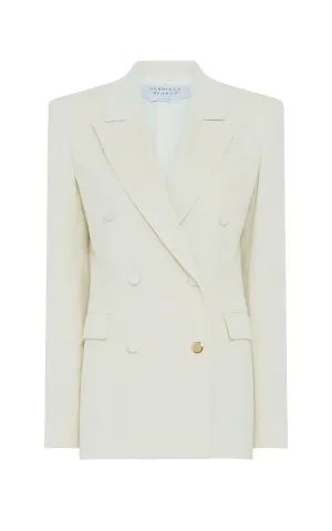 Gavin Blazer in Ivory Sea Island Cotton Corduroy