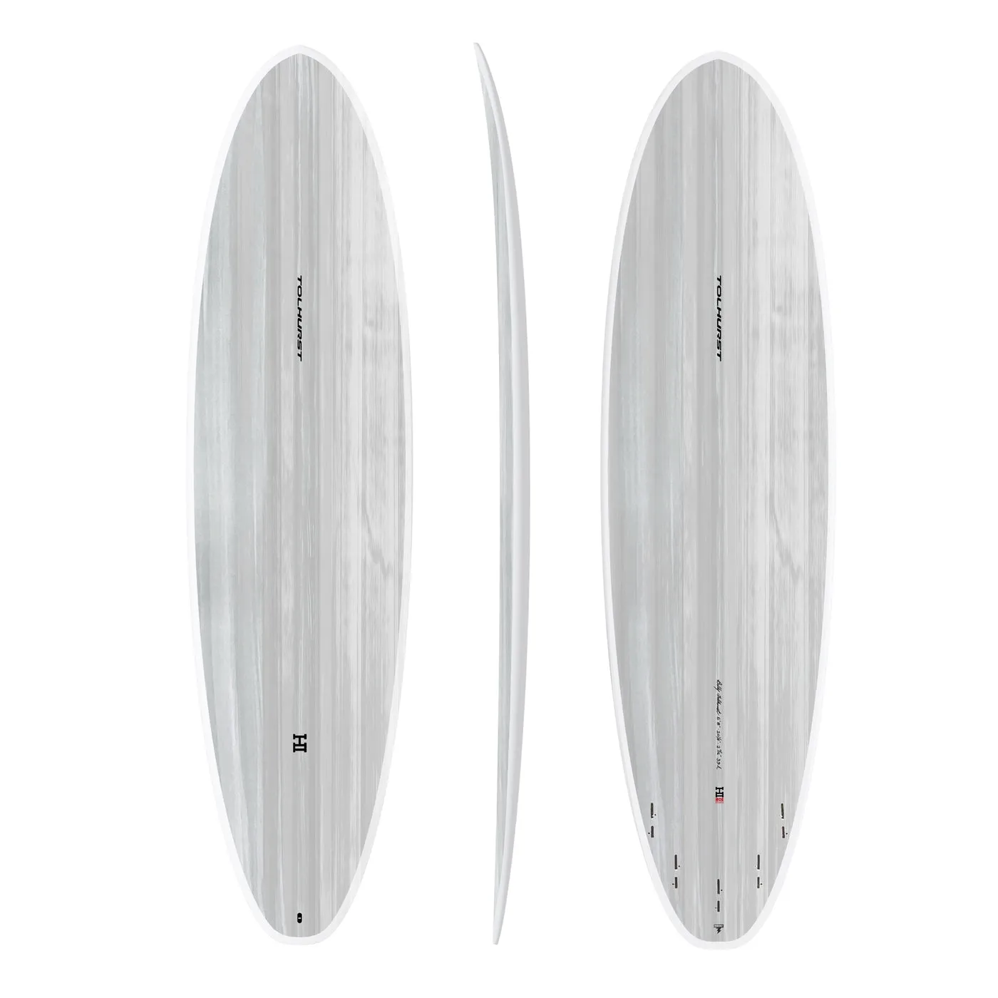 Harley Ingleby Mini Moe 6'10" Candy/White 5 FCS