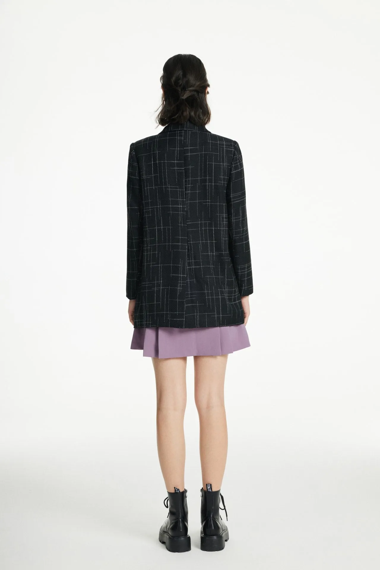 Hazel Soft Touch Check Blazer