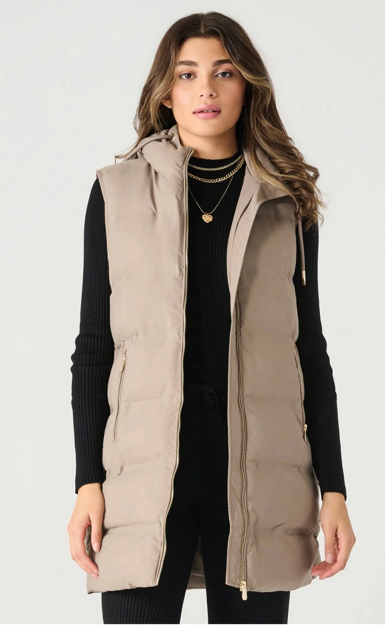 Hooded Puffer Vest from Dex