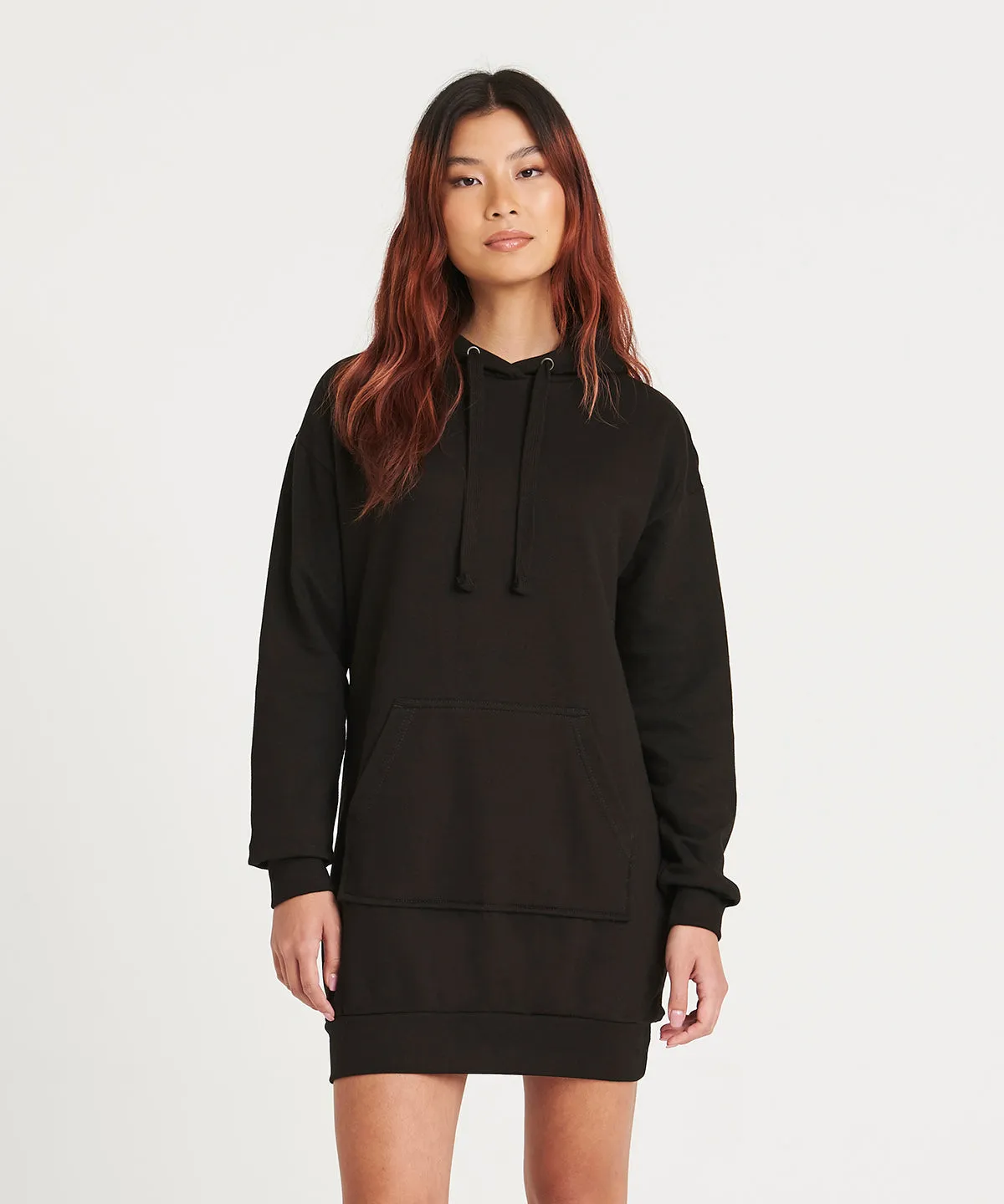 Jet Black - Hoodie dress