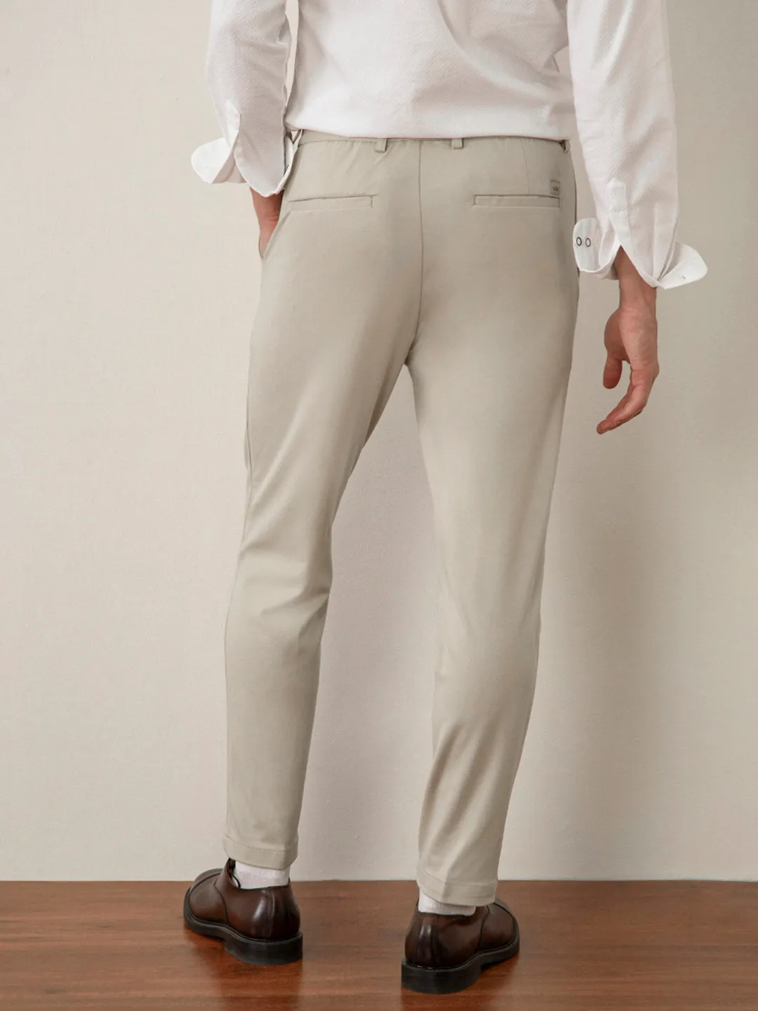 Khaki Smart Trousers