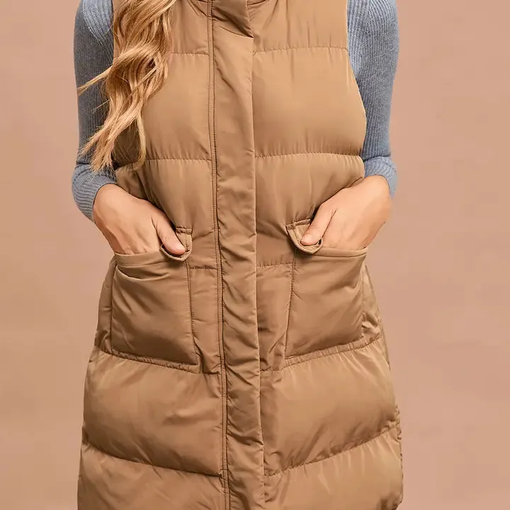 Lindsey Longline Puffer Vest