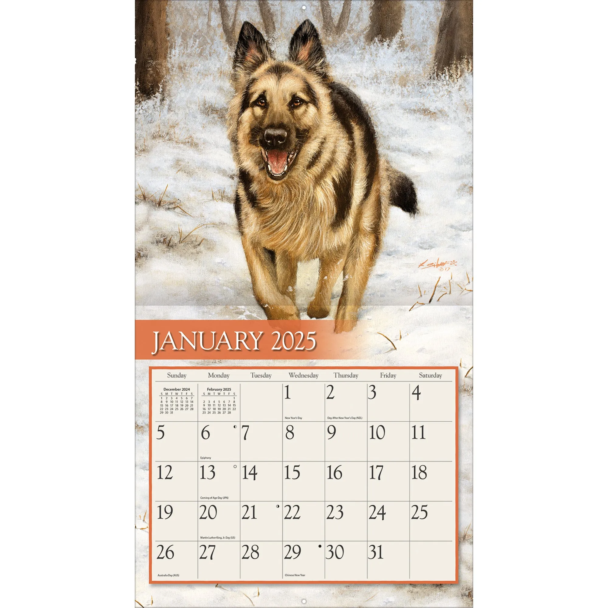 Love Of Dogs 2025 | Wall Calendar