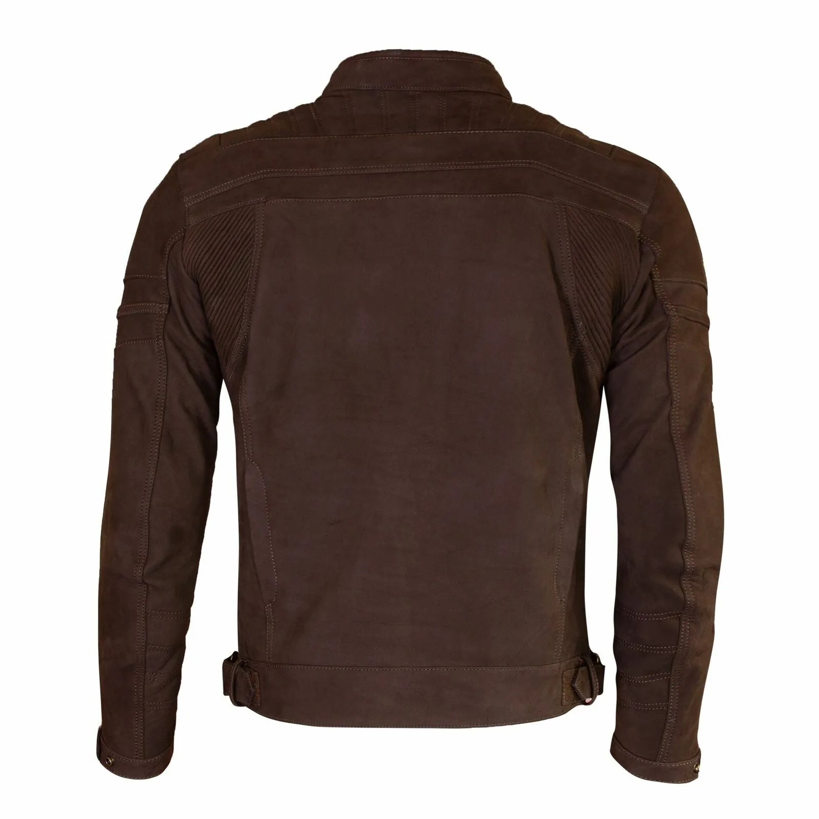 Merlin Miller Heat Resistant D3O Armour Leather Jacket - Brown