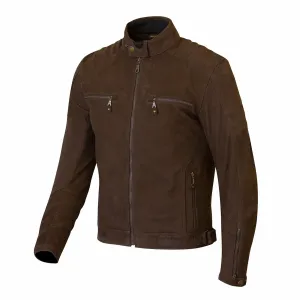 Merlin Miller Heat Resistant D3O Armour Leather Jacket - Brown