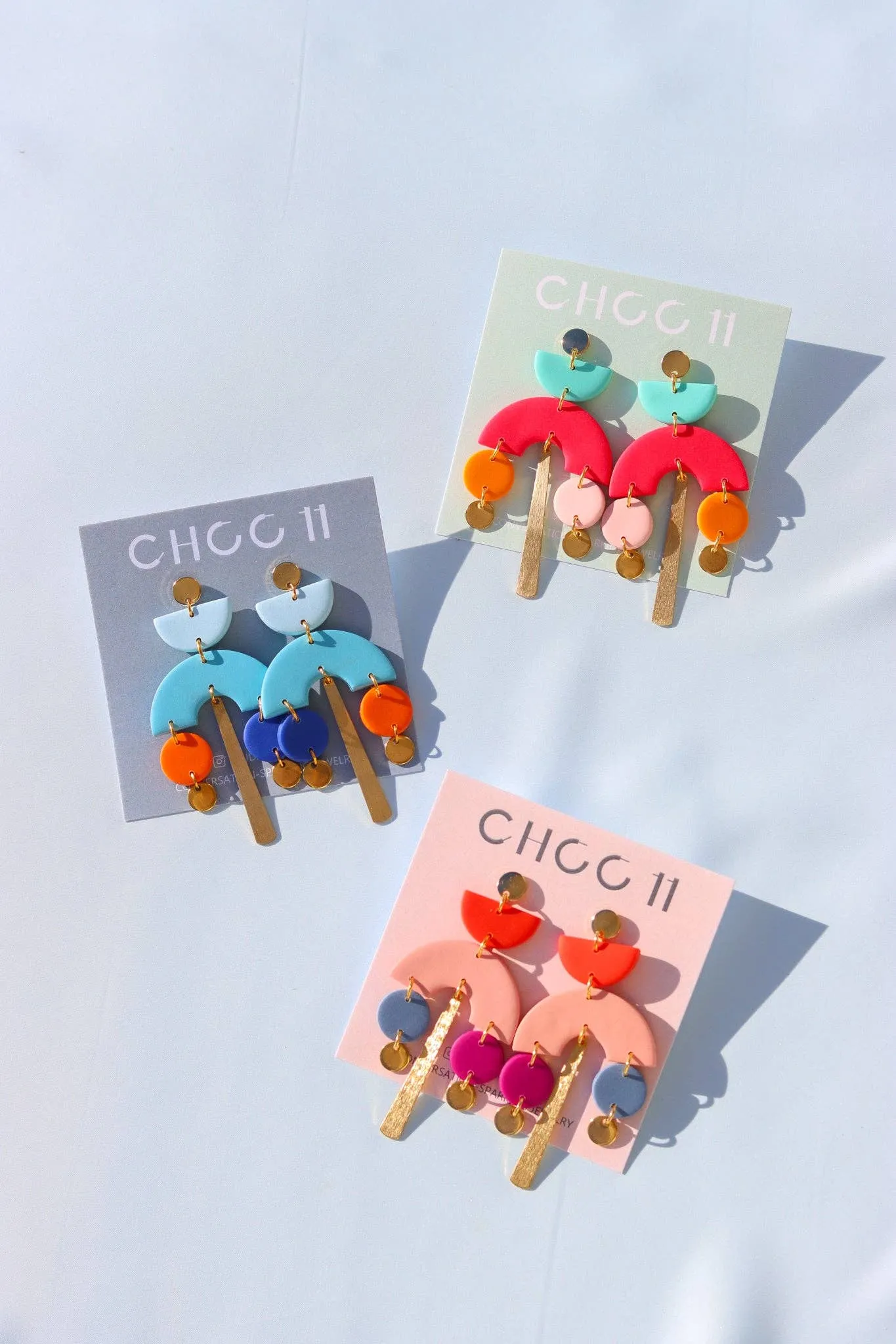 MIRANDA EARRINGS (COLOR BLOCK): Color block I