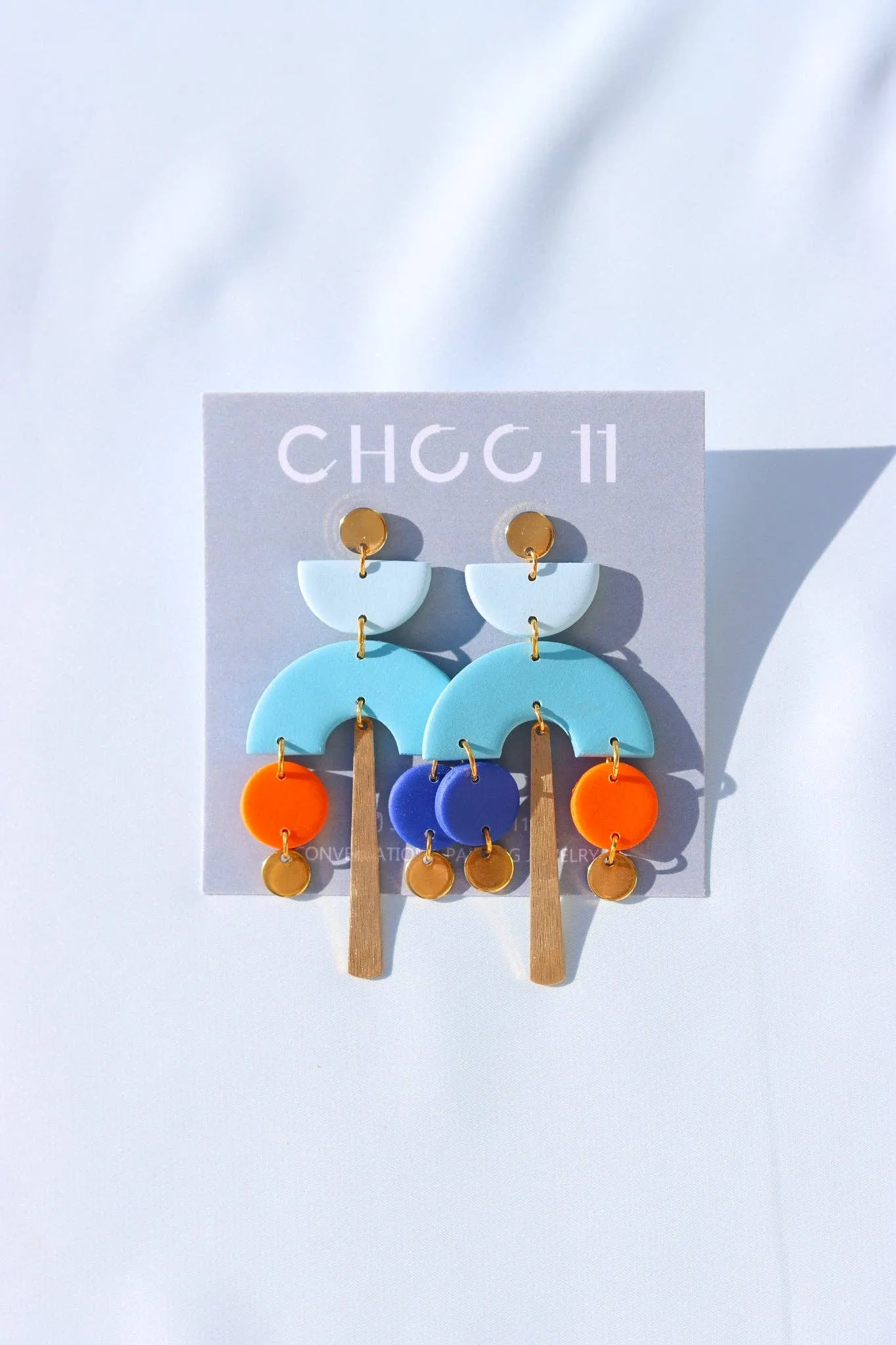 MIRANDA EARRINGS (COLOR BLOCK): Color block I