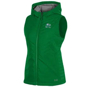 Notre Dame Fighting Irish Under Armour WOMEN'S Storm Fitted Hooded Puffer Vest