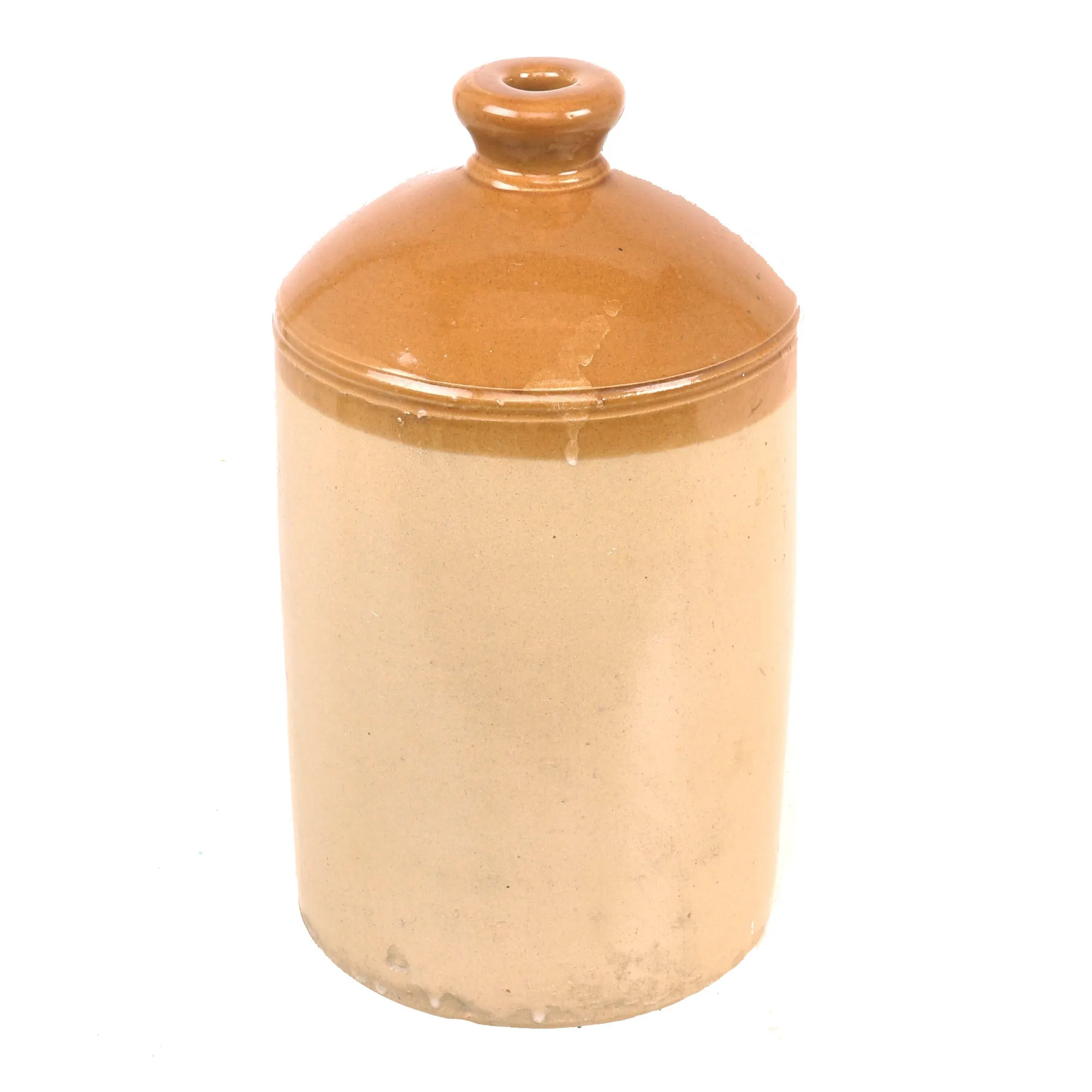 Original British WWI Military Issue S.R.D. Imperial Gallon Rum Jug with Faded Maker’s Mark