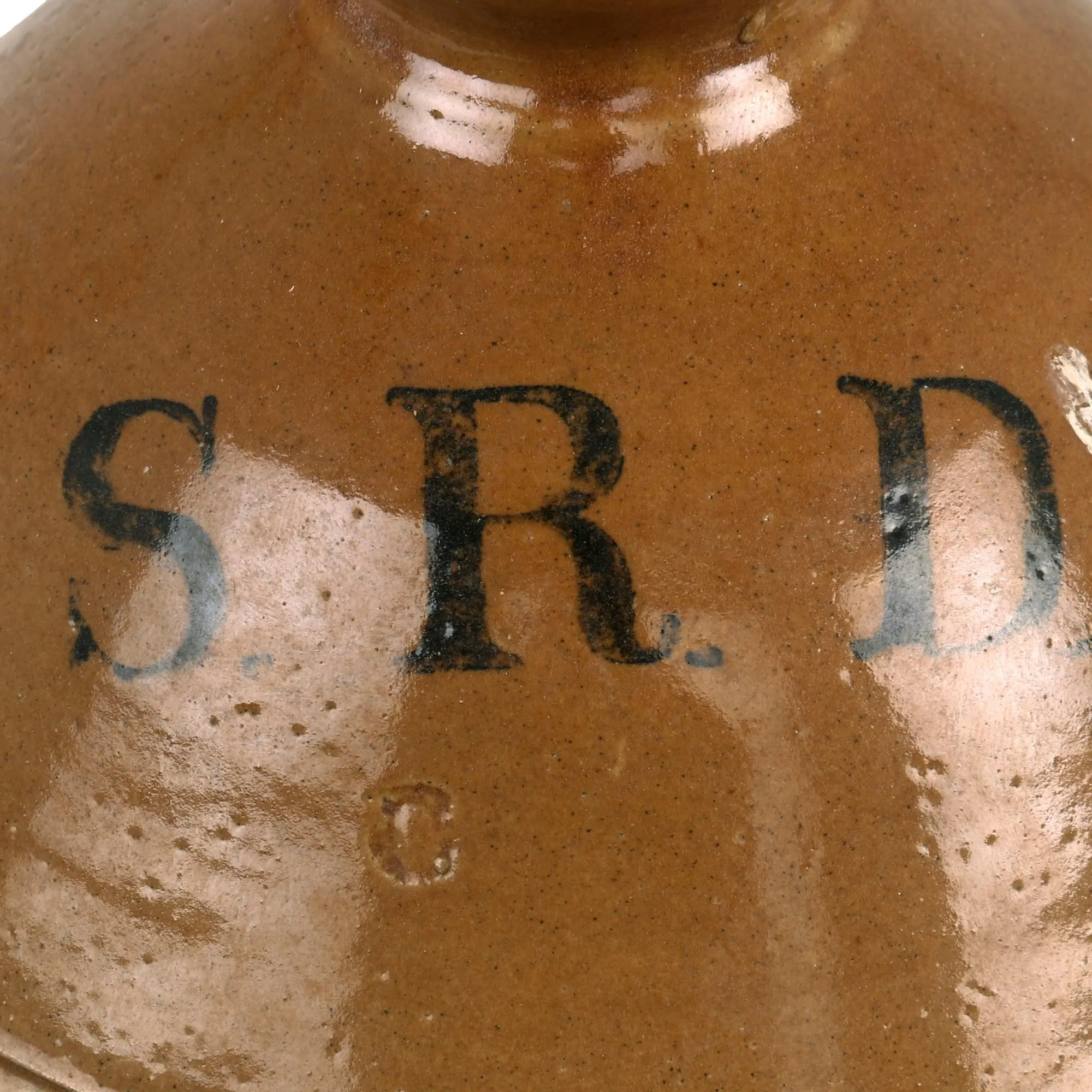 Original British WWII Military Issue S.R.D. Imperial Gallon Rum Jug Dated 1940