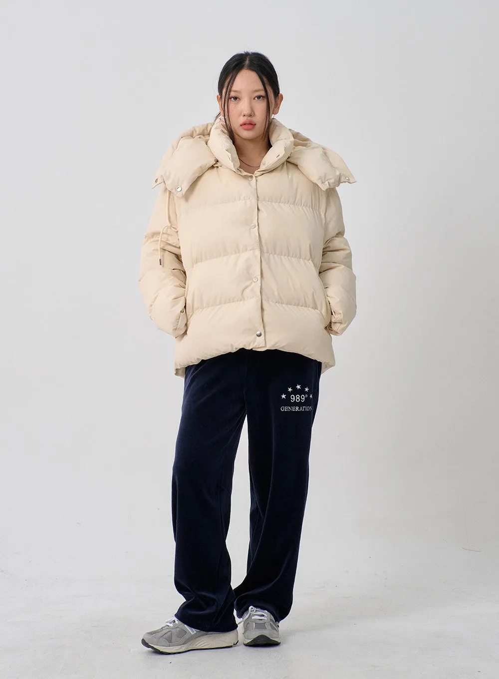 Oversize Hooded Puffer Jacket CN10