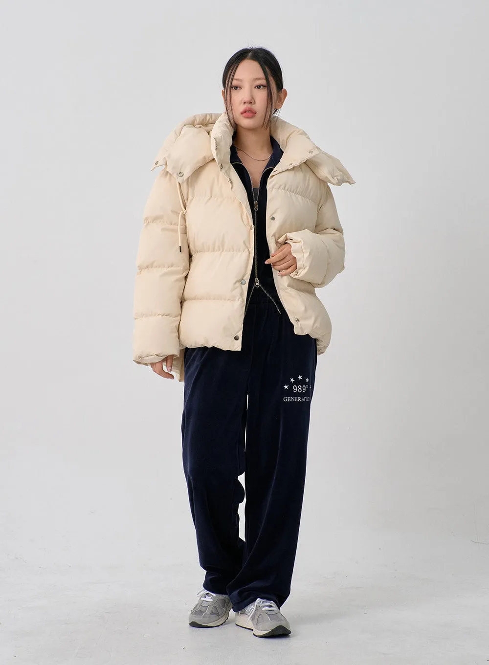 Oversize Hooded Puffer Jacket CN10