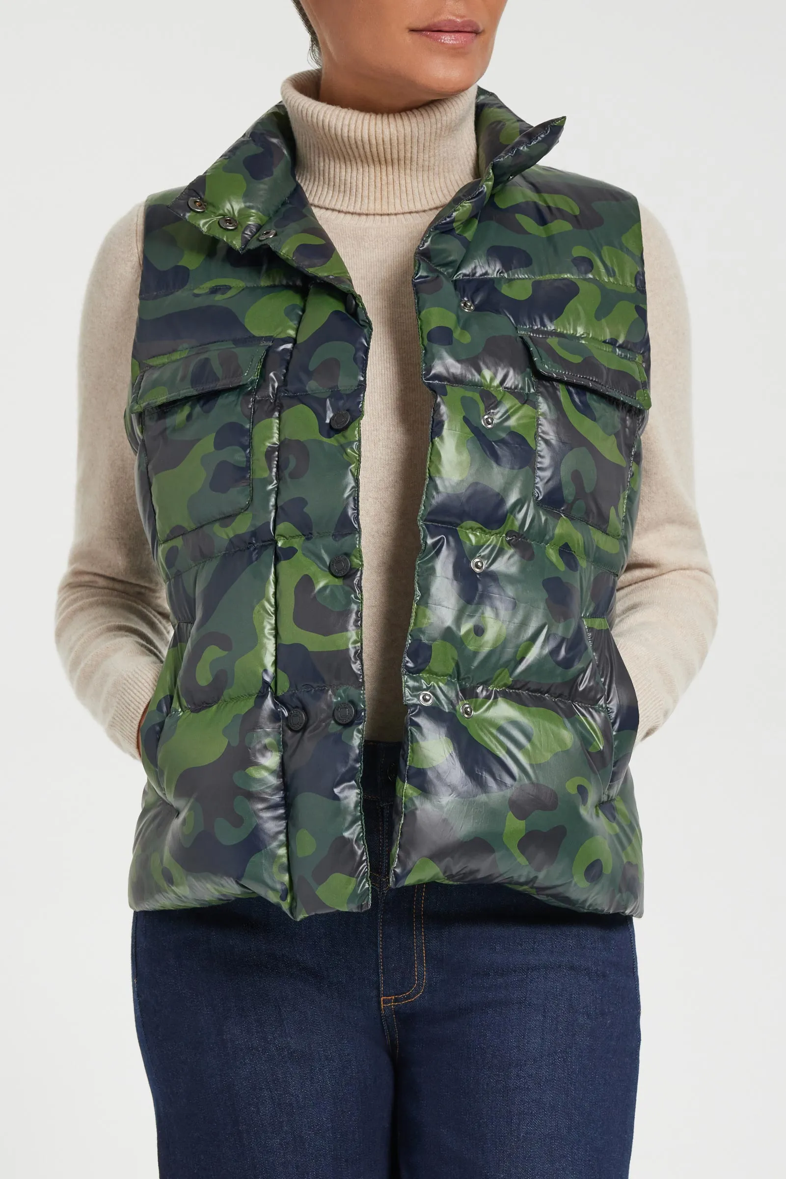 Printed Fallon Vest