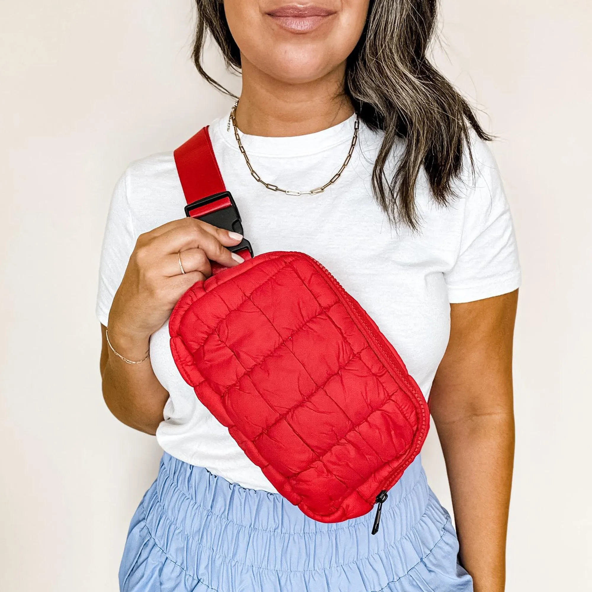 Puff Fanny Pack, Puff Waist Bag