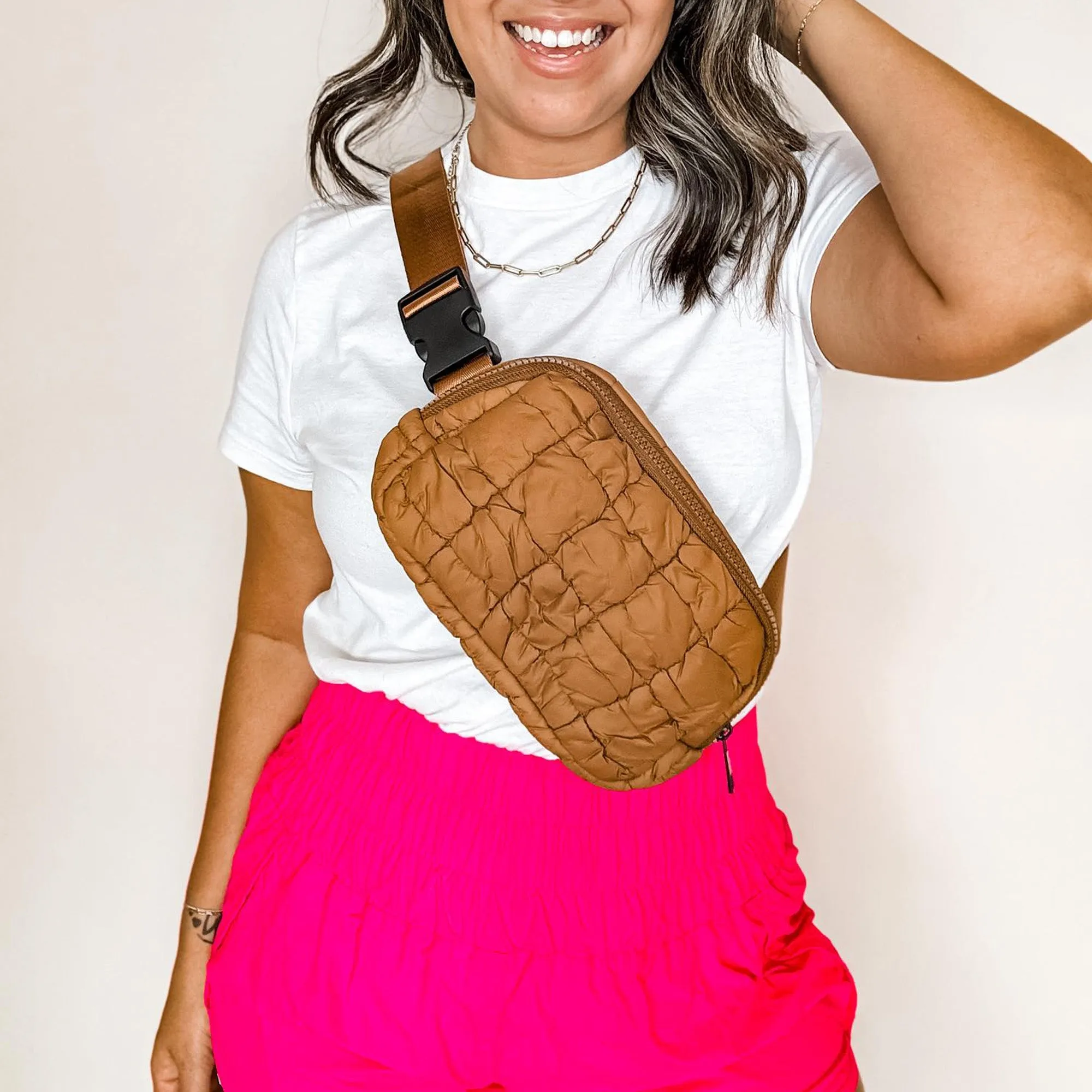 Puff Fanny Pack, Puff Waist Bag