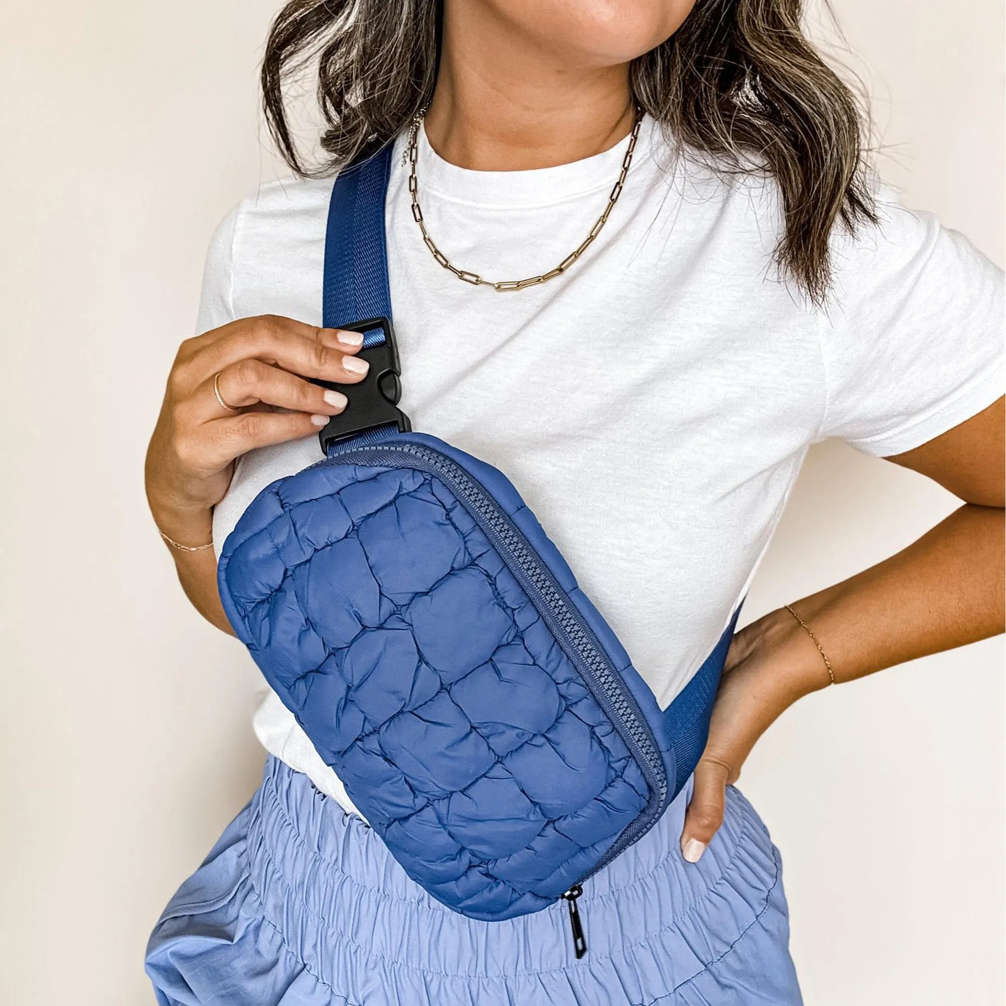 Puff Fanny Pack, Puff Waist Bag