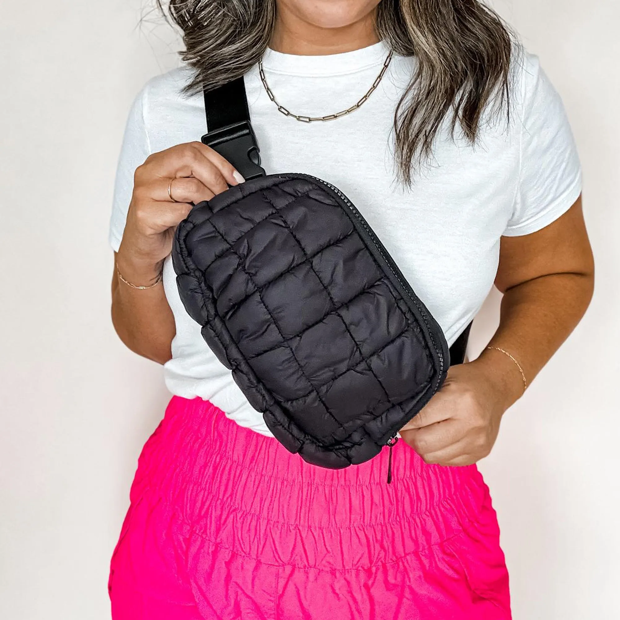 Puff Fanny Pack, Puff Waist Bag