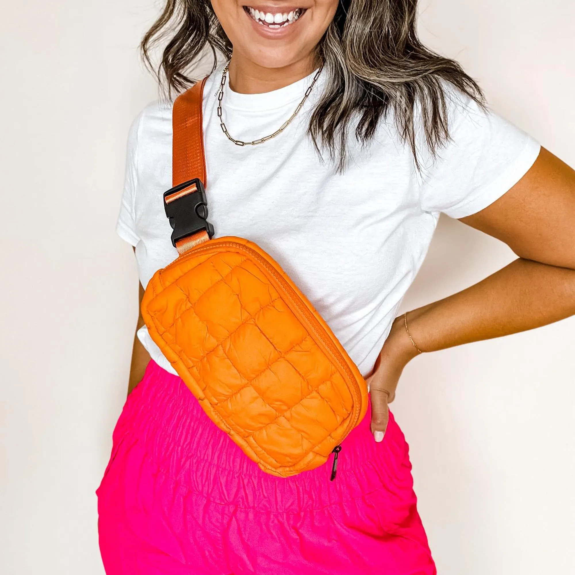 Puff Fanny Pack, Puff Waist Bag