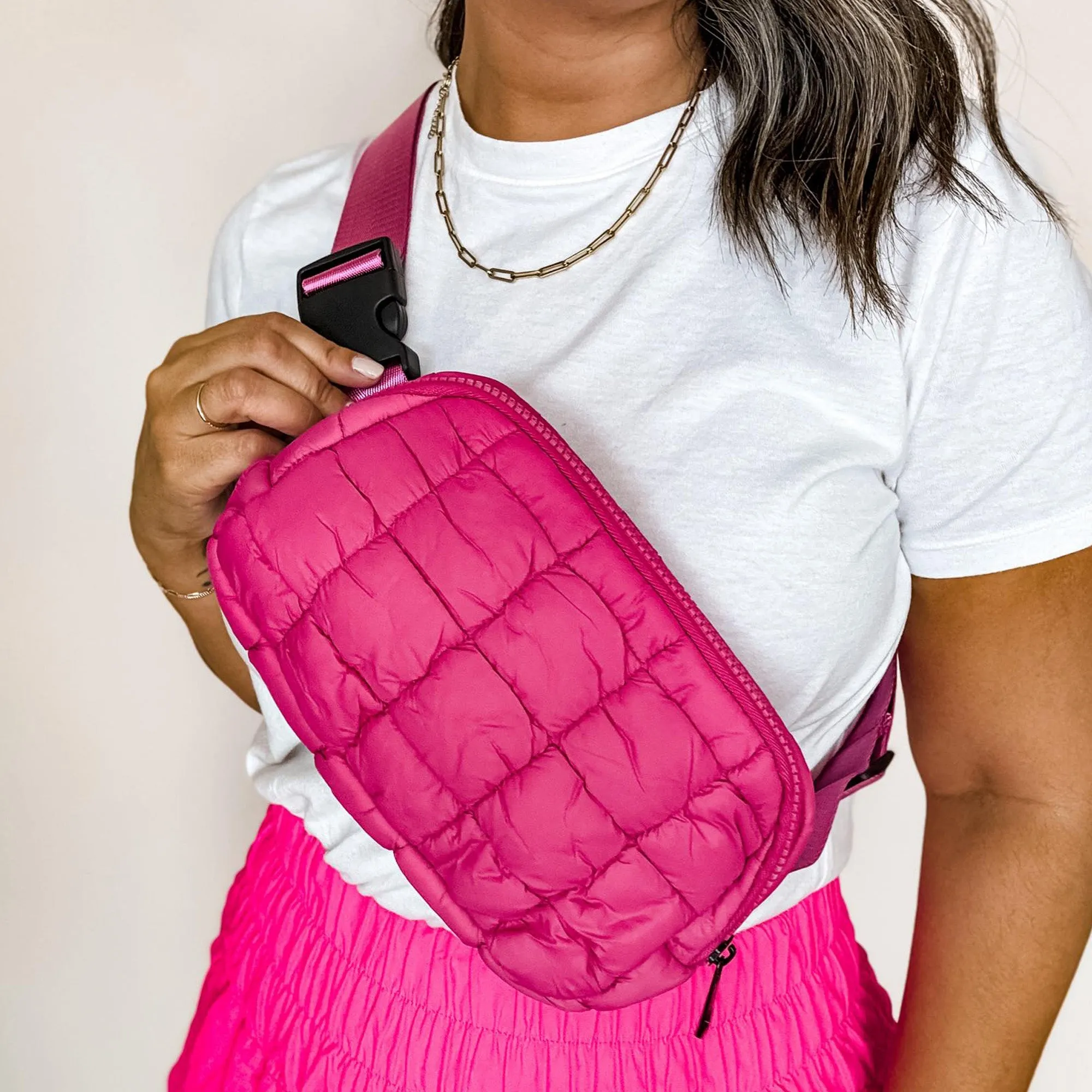 Puff Fanny Pack, Puff Waist Bag