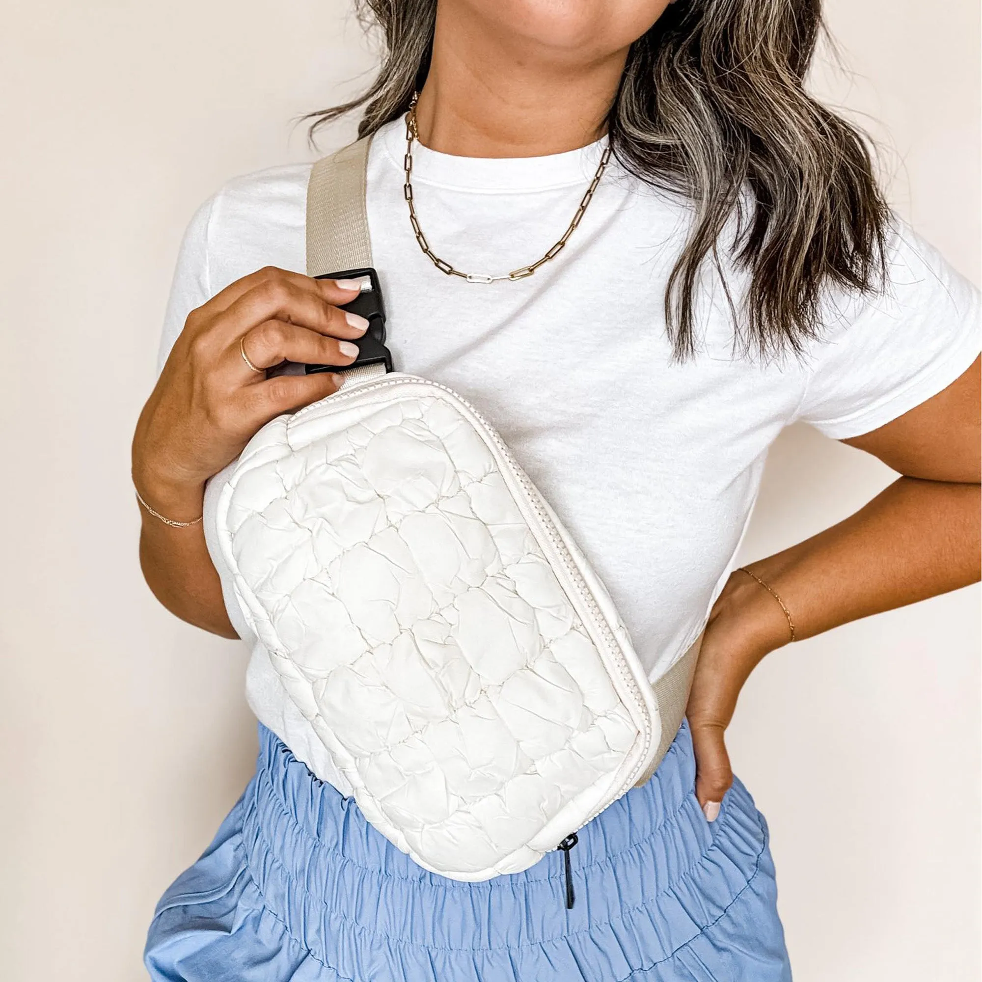 Puff Fanny Pack, Puff Waist Bag